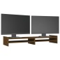 vidaXL Monitorständer Honigbraun 100x27x15 cm Massivholz Kiefer vidaXL Monitorständer Honigbraun 100x27x15 cm Massivholz Kiefer