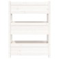 vidaXL Pflanzkübel Weiß 77x25x104,5 cm Massivholz Kiefer vidaXL Pflanzkübel Weiß 77x25x104,5 cm Massivholz Kiefer