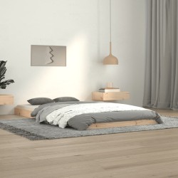 vidaXL Massivholzbett 100x200 cm Kiefer