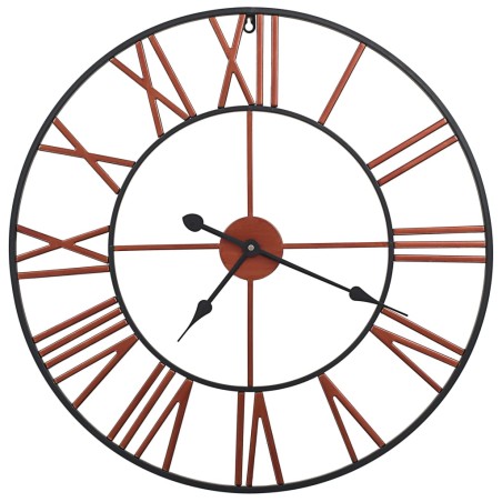 vidaXL Wanduhr Metall 58 cm Rot