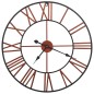vidaXL Wanduhr Metall 58 cm Rot vidaXL Wanduhr Metall 58 cm Rot