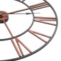 vidaXL Wanduhr Metall 58 cm Rot vidaXL Wanduhr Metall 58 cm Rot