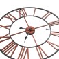 vidaXL Wanduhr Metall 58 cm Rot vidaXL Wanduhr Metall 58 cm Rot