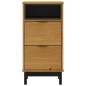 vidaXL Nachttisch FLAM 40x35x80 cm Massivholz Kiefer vidaXL Nachttisch FLAM 40x35x80 cm Massivholz Kiefer