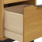 vidaXL Nachttisch FLAM 40x35x80 cm Massivholz Kiefer vidaXL Nachttisch FLAM 40x35x80 cm Massivholz Kiefer