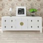 vidaXL Holz-Sideboard Asiatisches Design 8 Schubladen 2 Türen vidaXL Holz-Sideboard Asiatisches Design 8 Schubladen 2 Türen