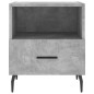 vidaXL Nachttische 2 Stk. Betongrau 40x35x47,5 cm Holzwerkstoff vidaXL Nachttische 2 Stk. Betongrau 40x35x47,5 cm Holzwerkstoff