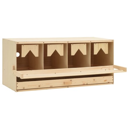vidaXL 4er Legenest 106x40x45 cm Massivholz Kiefer