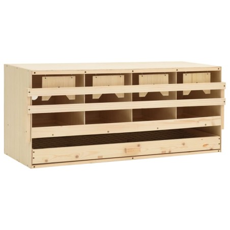 vidaXL 4er Legenest 106x40x45 cm Massivholz Kiefer