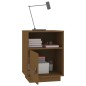 vidaXL Nachttisch Honigbraun 40x34x55 cm Massivholz Kiefer vidaXL Nachttisch Honigbraun 40x34x55 cm Massivholz Kiefer