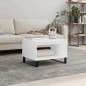 vidaXL Couchtisch Weiß 60x50x40 cm Holzwerkstoff vidaXL Couchtisch Weiß 60x50x40 cm Holzwerkstoff