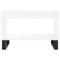 vidaXL Couchtisch Weiß 60x50x40 cm Holzwerkstoff vidaXL Couchtisch Weiß 60x50x40 cm Holzwerkstoff