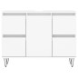 vidaXL Badschrank Weiß 80x33x60 cm Holzwerkstoff vidaXL Badschrank Weiß 80x33x60 cm Holzwerkstoff