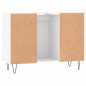 vidaXL Badschrank Weiß 80x33x60 cm Holzwerkstoff vidaXL Badschrank Weiß 80x33x60 cm Holzwerkstoff