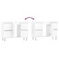 vidaXL Badschrank Weiß 80x33x60 cm Holzwerkstoff vidaXL Badschrank Weiß 80x33x60 cm Holzwerkstoff
