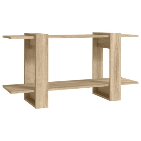 vidaXL Bücherregal Sonoma-Eiche 100x30x51 cm Holzwerkstoff