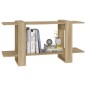 vidaXL Bücherregal Sonoma-Eiche 100x30x51 cm Holzwerkstoff vidaXL Bücherregal Sonoma-Eiche 100x30x51 cm Holzwerkstoff