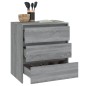 vidaXL Sideboard Grau Sonoma 70x41x75 cm Holzwerkstoff vidaXL Sideboard Grau Sonoma 70x41x75 cm Holzwerkstoff