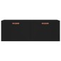 vidaXL Wandschrank Schwarz 100x36,5x35 cm Holzwerkstoff