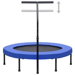 vidaXL Fitness Trampolin mit Griff und Sicherheitspolster 122 cm