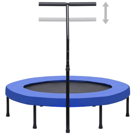 vidaXL Fitness Trampolin mit Griff und Sicherheitspolster 122 cm