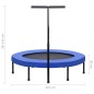 vidaXL Fitness Trampolin mit Griff und Sicherheitspolster 122 cm vidaXL Fitness Trampolin mit Griff und Sicherheitspolster 122 cm