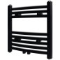 Handtuchheizkörper Warmwasser Gebogen Schwarz 480x480 mm Handtuchheizkörper Warmwasser Gebogen Schwarz 480x480 mm