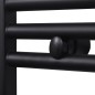 Handtuchheizkörper Warmwasser Gebogen Schwarz 480x480 mm Handtuchheizkörper Warmwasser Gebogen Schwarz 480x480 mm