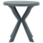vidaXL Bistrotisch Grün Ø70 cm Kunststoff vidaXL Bistrotisch Grün Ø70 cm Kunststoff