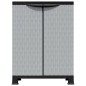 vidaXL Kunststoffschrank 68x39x92 cm Rattan-Design vidaXL Kunststoffschrank 68x39x92 cm Rattan-Design