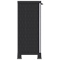 vidaXL Kunststoffschrank 68x39x92 cm Rattan-Design vidaXL Kunststoffschrank 68x39x92 cm Rattan-Design