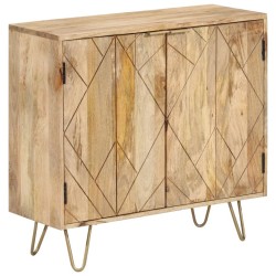 vidaXL Sideboard 80x30x75 cm Massivholz Mango