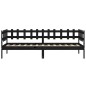 vidaXL Tagesbett Schwarz 90x200 cm Massivholz Kiefer vidaXL Tagesbett Schwarz 90x200 cm Massivholz Kiefer