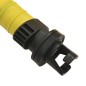 vidaXL Fußpumpe 26x18 cm PP und PE Grau und Gelb vidaXL Fußpumpe 26x18 cm PP und PE Grau und Gelb