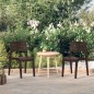 vidaXL Gartenstühle 2 Stk. Mokka Polypropylen vidaXL Gartenstühle 2 Stk. Mokka Polypropylen