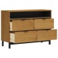 vidaXL Schubladenschrank FLAM 110x40x80 cm Massivholz Kiefer vidaXL Schubladenschrank FLAM 110x40x80 cm Massivholz Kiefer