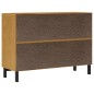 vidaXL Schubladenschrank FLAM 110x40x80 cm Massivholz Kiefer vidaXL Schubladenschrank FLAM 110x40x80 cm Massivholz Kiefer