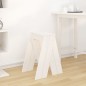 vidaXL Hocker 2 Stk. Weiß 40x40x60 cm Massivholz Kiefer vidaXL Hocker 2 Stk. Weiß 40x40x60 cm Massivholz Kiefer