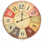vidaXL Vintage Wanduhr Bunt 60 cm vidaXL Vintage Wanduhr Bunt 60 cm