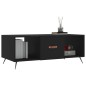 vidaXL Couchtisch Schwarz 102x50x40 cm Holzwerkstoff vidaXL Couchtisch Schwarz 102x50x40 cm Holzwerkstoff