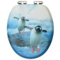 vidaXL Toilettensitz mit Soft-Close-Deckel MDF Pinguin-Design vidaXL Toilettensitz mit Soft-Close-Deckel MDF Pinguin-Design