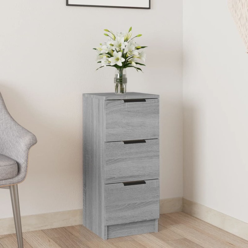 vidaXL Sideboard Grau Sonoma 30x30x70 cm Holzwerkstoff vidaXL Sideboard Grau Sonoma 30x30x70 cm Holzwerkstoff