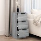 vidaXL Sideboard Grau Sonoma 30x30x70 cm Holzwerkstoff vidaXL Sideboard Grau Sonoma 30x30x70 cm Holzwerkstoff