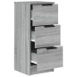 vidaXL Sideboard Grau Sonoma 30x30x70 cm Holzwerkstoff vidaXL Sideboard Grau Sonoma 30x30x70 cm Holzwerkstoff