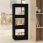 vidaXL Bücherregal/Raumteiler Schwarz 40x30x103 cm Holzwerkstoff vidaXL Bücherregal/Raumteiler Schwarz 40x30x103 cm Holzwerkstoff