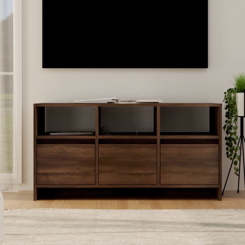 vidaXL TV-Schrank Braun Eiche-Optik 102x37,5x52,5 cm Holzwerkstoff vidaXL TV-Schrank Braun Eiche-Optik 102x37,5x52,5 cm Holzwerkstoff