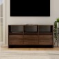 vidaXL TV-Schrank Braun Eiche-Optik 102x37,5x52,5 cm Holzwerkstoff vidaXL TV-Schrank Braun Eiche-Optik 102x37,5x52,5 cm Holzwerkstoff