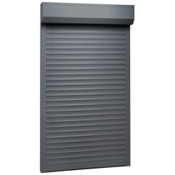 vidaXL Rollladen Aluminium 100x210 cm Anthrazit