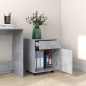 vidaXL Rollschrank Betongrau 45x38x54 cm Holzwerkstoff vidaXL Rollschrank Betongrau 45x38x54 cm Holzwerkstoff