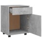 vidaXL Rollschrank Betongrau 45x38x54 cm Holzwerkstoff vidaXL Rollschrank Betongrau 45x38x54 cm Holzwerkstoff